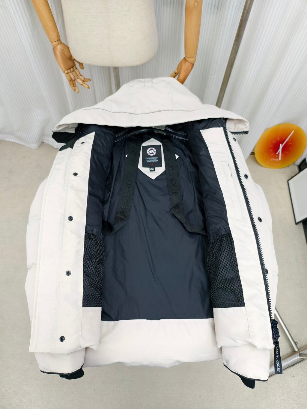 Canada Goose White Down Parka