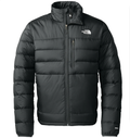 The North Face Black Aconcagua 3 Down Jacket – 650-Fill Hoodless Stand Collar Chest Zip Pocket