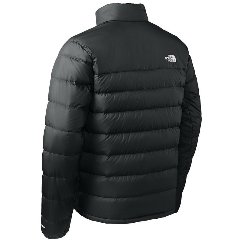 The North Face Black Aconcagua 3 Down Jacket – 650-Fill Hoodless Stand Collar Chest Zip Pocket
