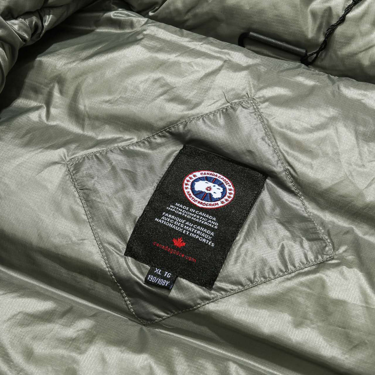 Canada Goose Military Green Packable Down Vest