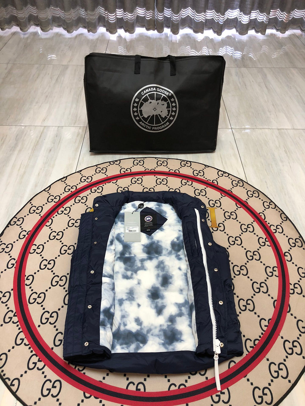 Canada Goose Navy Blue Arctic Program Down Vest