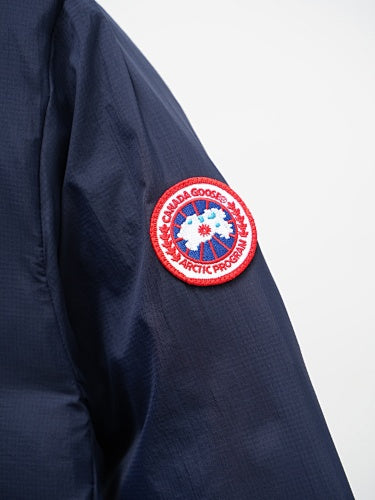 Canada Goose Navy Blue Smooth Shell Down Bomber Jacket – Chest Zip Pocket