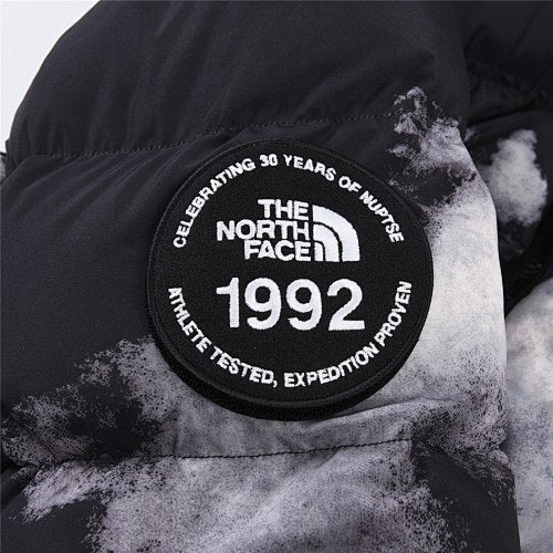 The North Face Black Cloud Print Nuptse 1992 Down Jacket – 30th Anniversary Badge 700-Fill