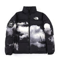 The North Face Black Cloud Print Nuptse 1992 Down Jacket – 30th Anniversary Badge 700-Fill