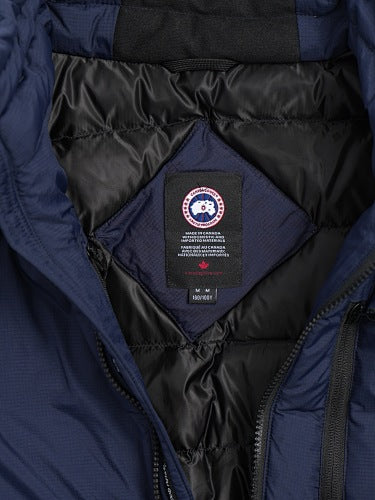 Canada Goose Navy Blue Smooth Shell Down Bomber Jacket – Chest Zip Pocket