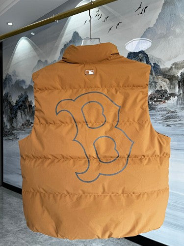 MLB Boston Red Sox Mustard Yellow Down Vest