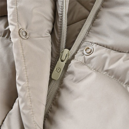 Lululemon Khaki Wunder Puff Hooded Down Jacket – Women’s Tonal Edition
