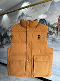 MLB Boston Red Sox Mustard Yellow Down Vest