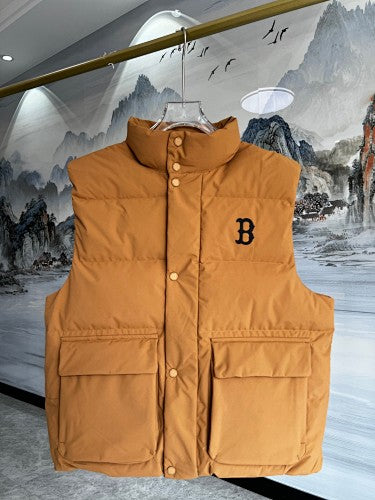 MLB Boston Red Sox Mustard Yellow Down Vest