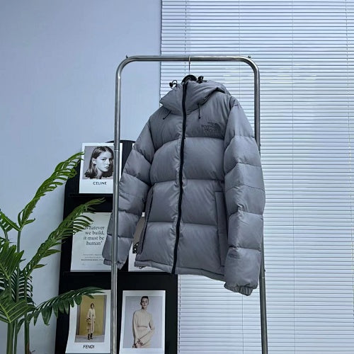 The North Face Purple Label Silver Grey Nuptse Down Jacket – GORE-TEX INFINIUM Nanamica Hooded