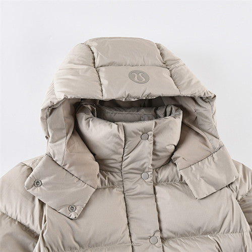 Lululemon Khaki Wunder Puff Hooded Down Jacket – Women’s Tonal Edition