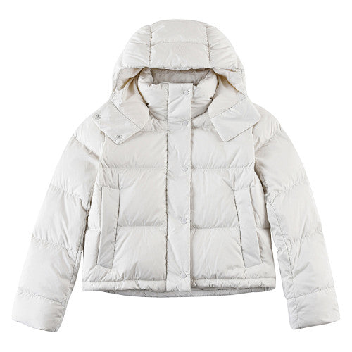 Lululemon White Wunder Puff Hooded Down Jacket – Women's Tonal Edition
