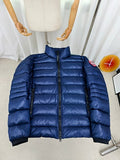 Canada Goose Navy Blue Quilted Down Bomber Jacket