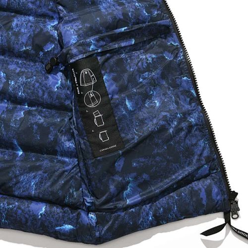 Canada Goose Navy Camo Packable Down Vest