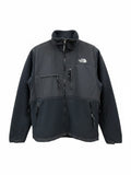 The North Face Black Denali Fleece Jacket – Polartec Softshell Panel Stand Collar Zip Pockets