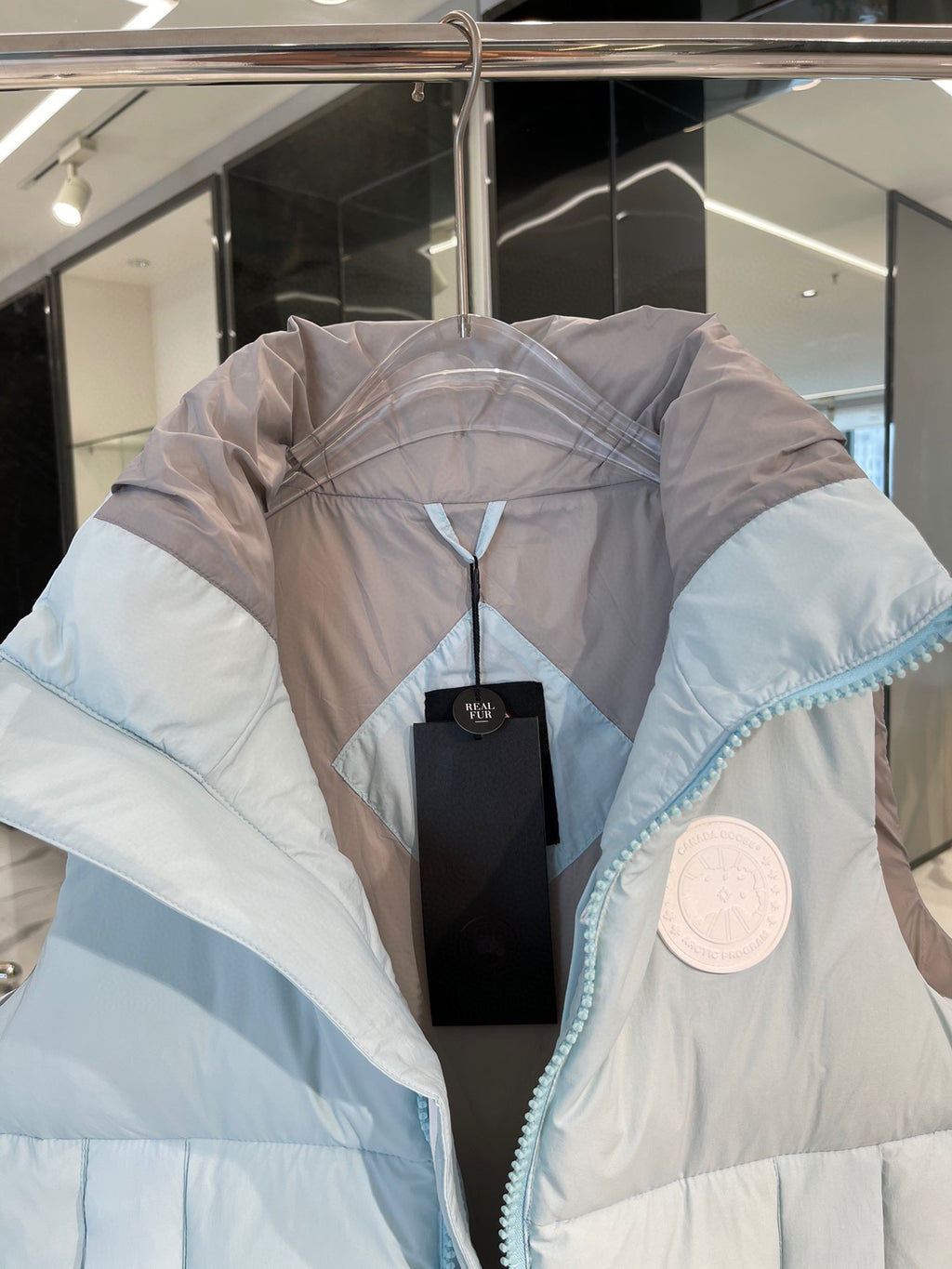 Moncler Ice Blue Down Vest