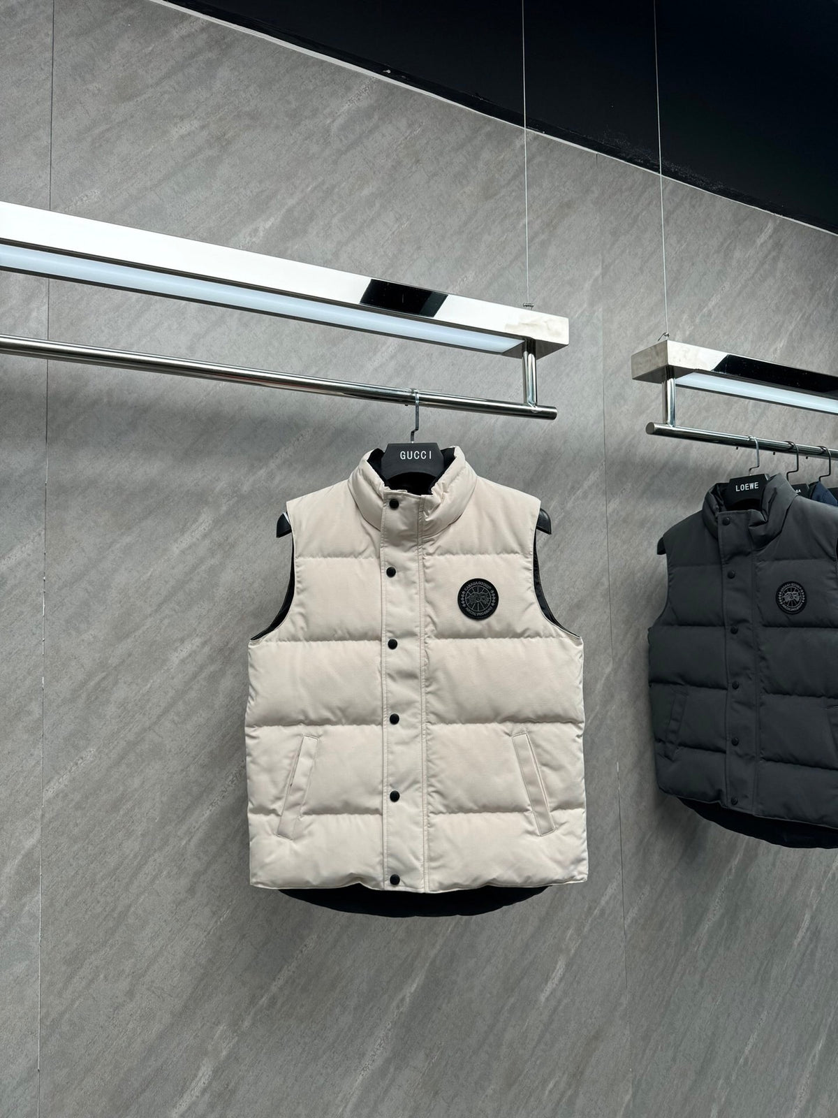 Canada Goose Cream Arctic Program Down Vest