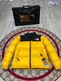 The North Face Summit Gold 1996 Retro Nuptse Hooded Down Jacket – 700-Fill Black Colour-Block Wide-Baffle