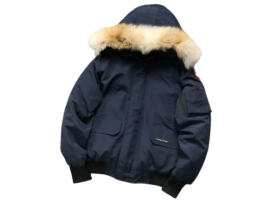 Canada Goose Navy Chilliwack Bomber Down Jacket