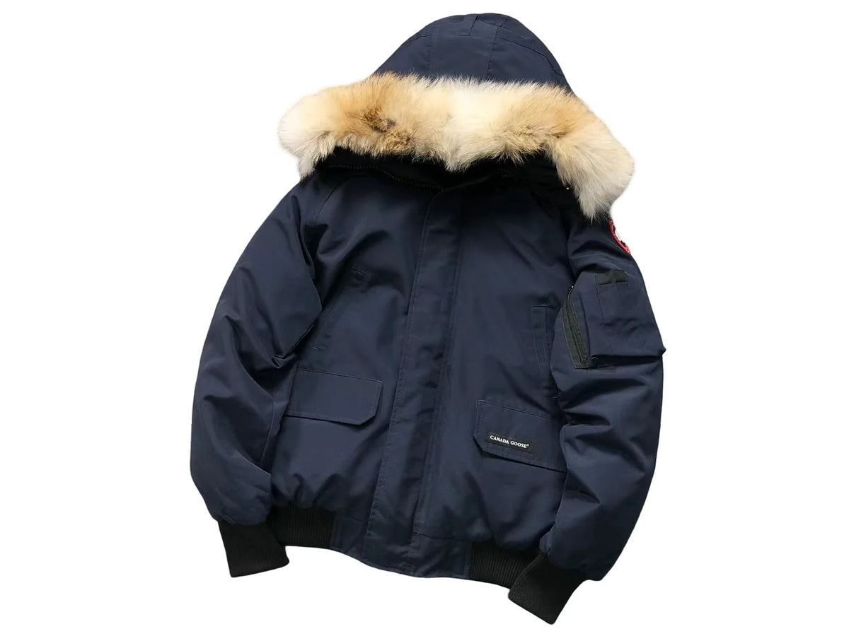 Canada Goose Navy Chilliwack Bomber Down Jacket