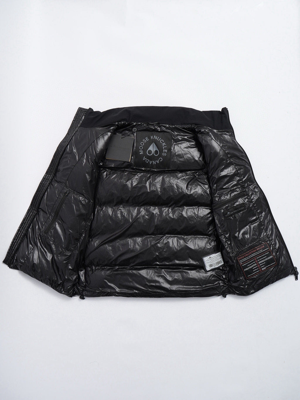 Moose Knuckles Black Down Vest