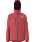 The North Face Rose Red Waterproof Hooded Shell Jacket – Helmet Hood Chest Zip Pockets Athletic Fit