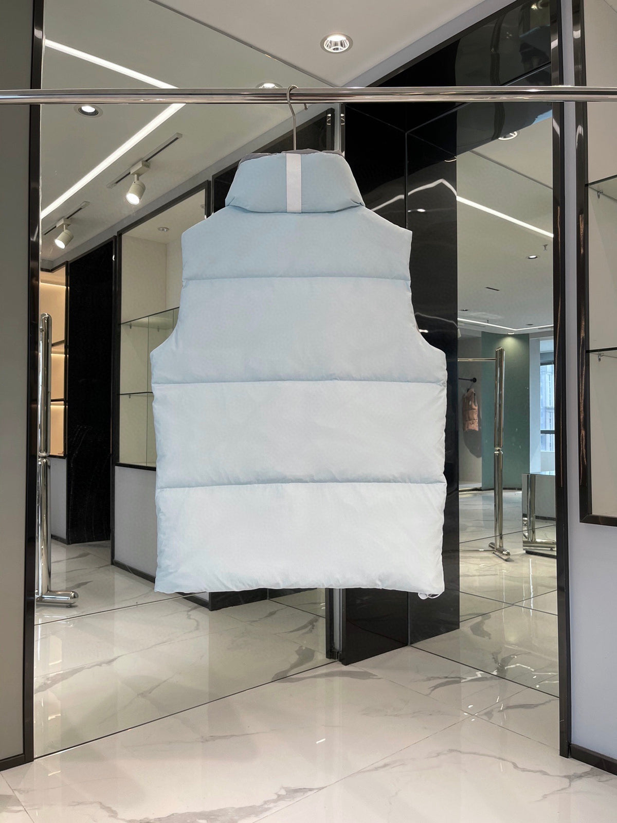 Moncler Ice Blue Down Vest