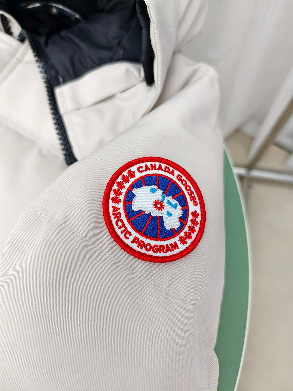Canada Goose White Down Parka