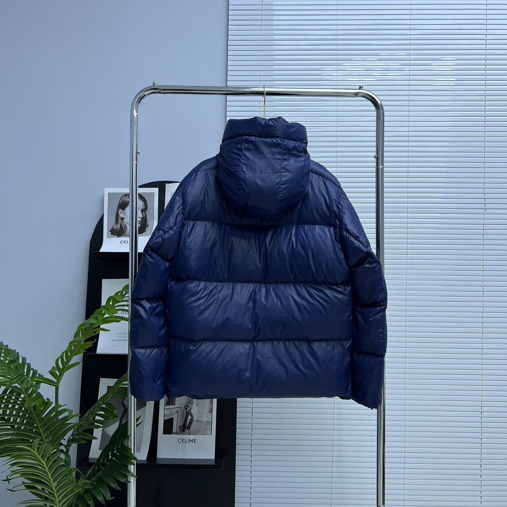 Canada Goose Navy Blue Matte Ripstop Down Jacket – YKK Two-Way Zip