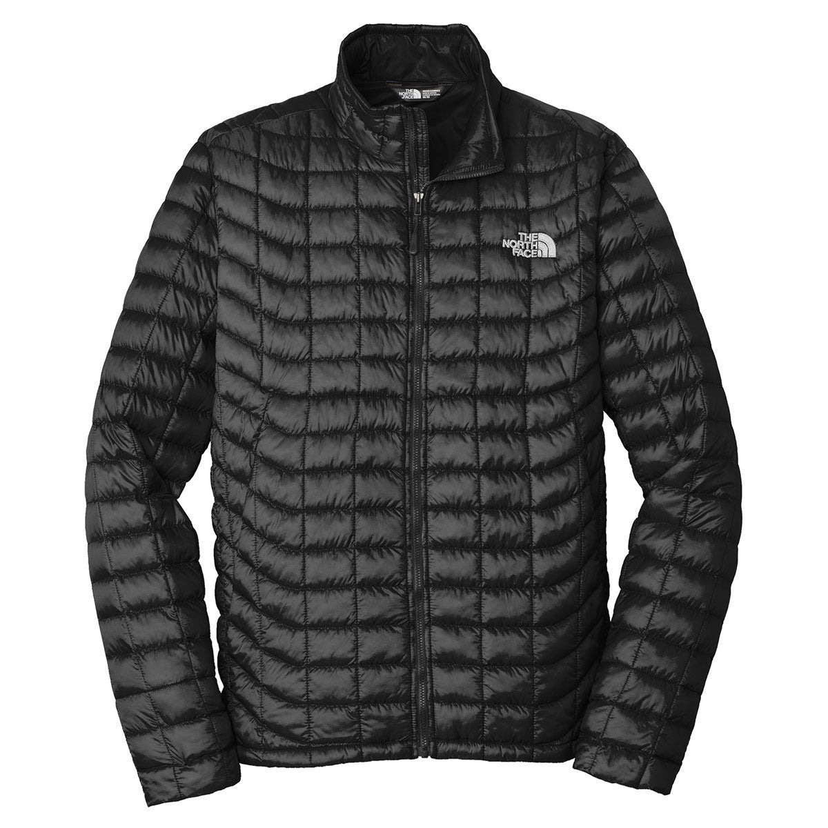 The North Face Black ThermoBall Eco Jacket – Box Quilt Stand Collar Slim Fit Packable