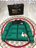 The North Face Evergreen 1996 Retro Nuptse Hooded Down Jacket – 700-Fill Black Colour-Block Wide-Baffle Asian Fit