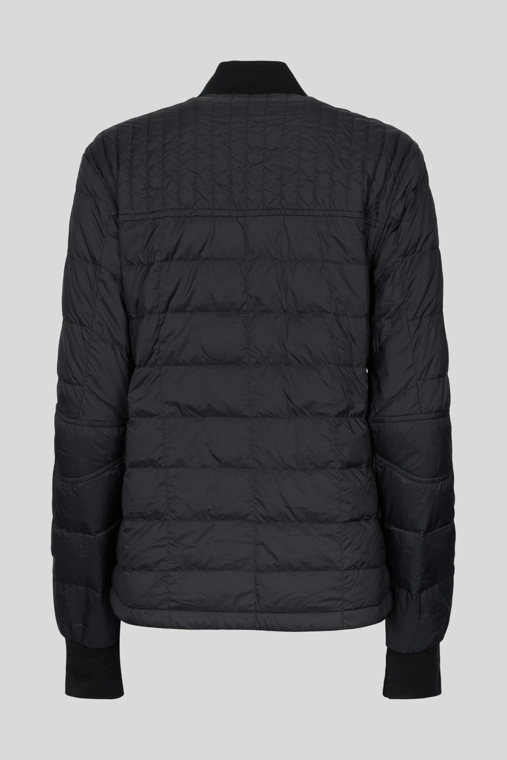 Canada Goose Black Lightweight Quilted Down Bomber Jacket – Women's