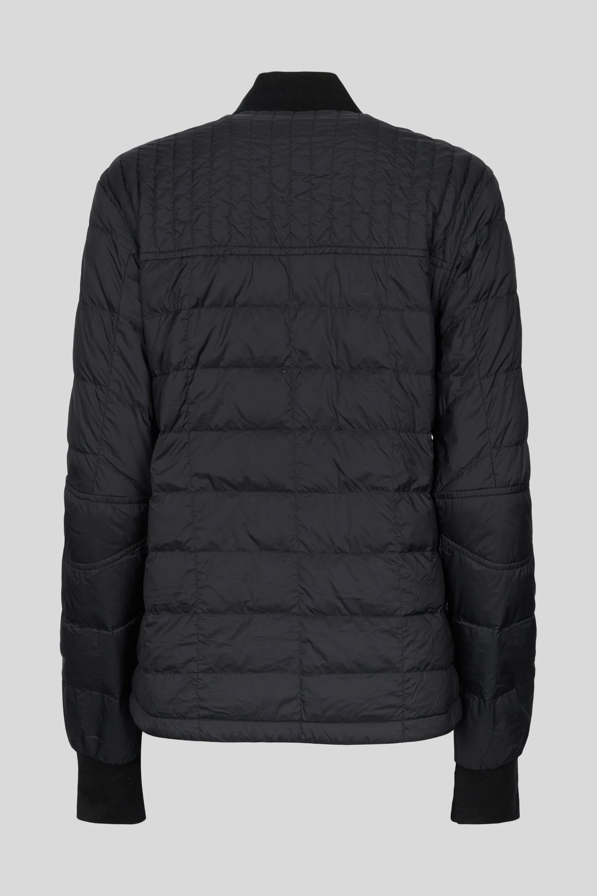 Canada Goose Black Lightweight Quilted Down Bomber Jacket – Women's