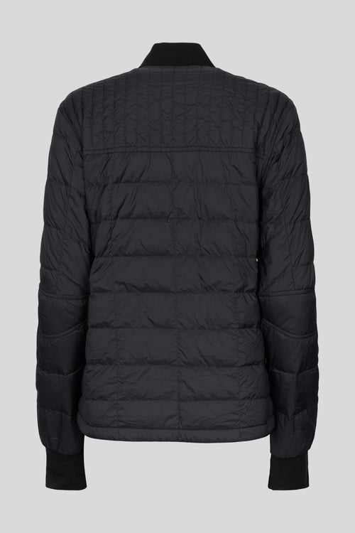 Canada Goose Black Lightweight Quilted Down Bomber Jacket – Women's
