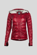 Canada Goose Burgundy Hybridge Lite Hooded Down Jacket – Women's